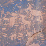 Sand Island Petrolgyphs - detail