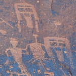 Sand Island Petrolgyphs - detail