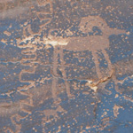 Sand Island Petrolgyphs - detail