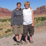 Vicki and Sheila at San Rafael Swell