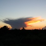 Sunset over Government Trail
