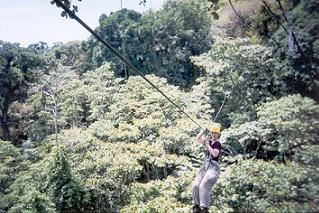 Anna on a Zip Line
