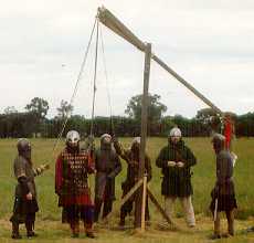 A. Preparing to loose Vlachernai's Traction Trebuchet (Version 1.)