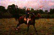 Stephen Nicoll lancing at Rowany.