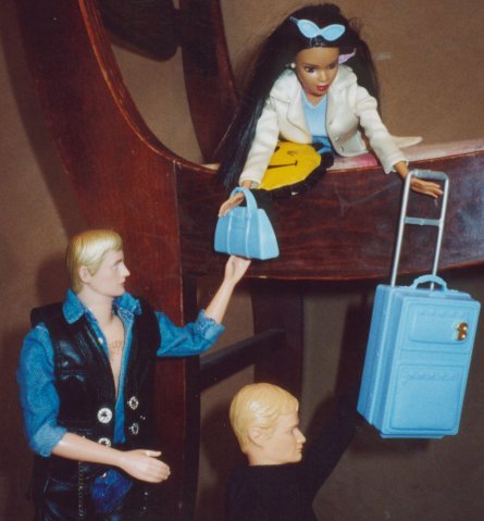 We are *not* touching that happy face pillow.