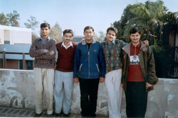 Group photo in the Hostel