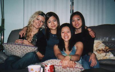 The girls at what was supposed to be a day at Wasaga