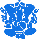 The logo of the Hindu Dharma Website. Lord Ganesha.