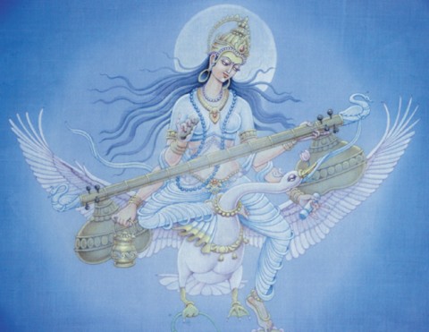 Saraswati, the goddess of learning and culture.