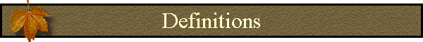 Definitions