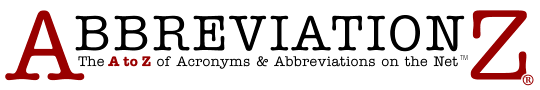 AbbreviationZ - The A to Z of Acronyms & Abbreviations on the Net