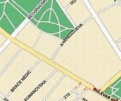 Klikni mapu za razgledanje Vracara - Click map for Vracar sightseeing!