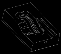 3D-model of a die-stamping tool for the mirror