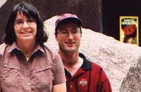 Vince and Angie at Explorer's Hall, National Geographic