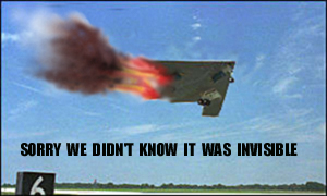 Sorry, we didn't know it was invisible!