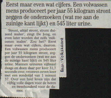 Artikel Volkskrant