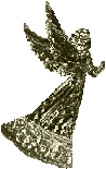single gold angel