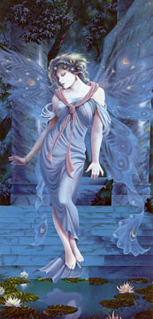 angel in blue