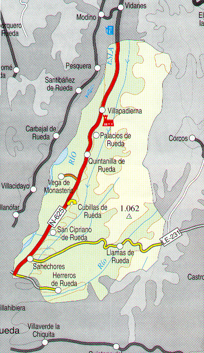 Mapa General de la zona