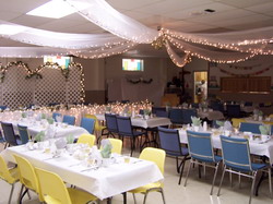 Guest Tables....decorating by Edna Lidstone, Botwood 709-257-4599