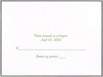 Response Card