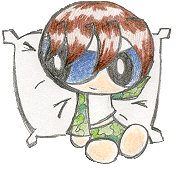 Lookie at those cute pjs. ^.^