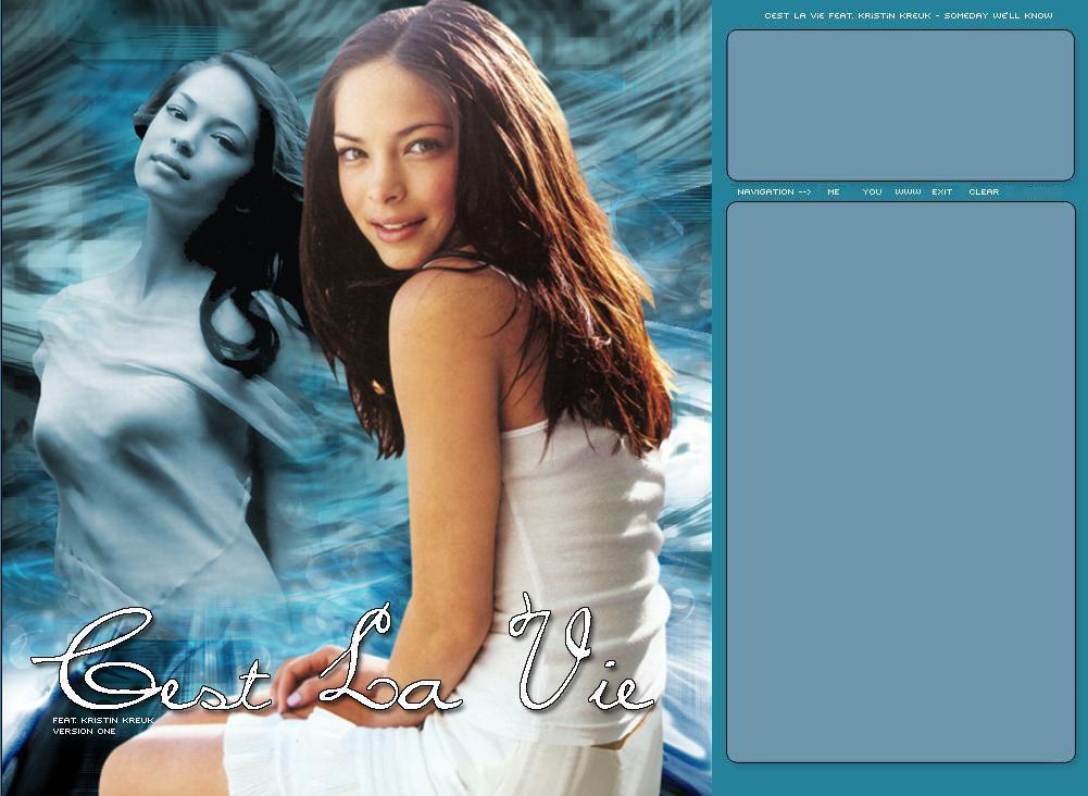 it's kristen kreuk  :P