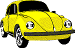 yellow VW Bug