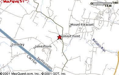 Summit Point Raceway Location Map