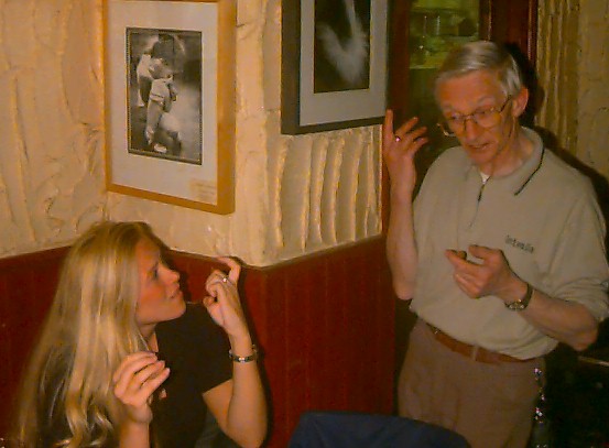 Andy and student perform at wine tasting