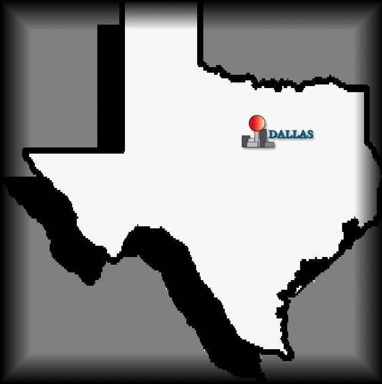 A damn big map of Texas