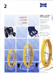 (2) Cable and rope introducing equipment