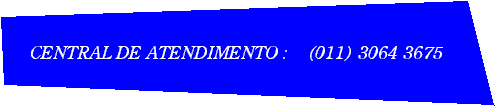 Telefones da Central de Atendimento