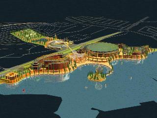 Island View of the Project