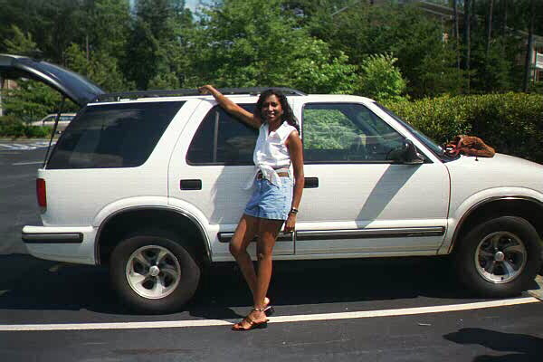 Karleen and her car