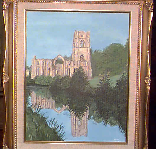 Fountains Abbey in Yorkshire, England