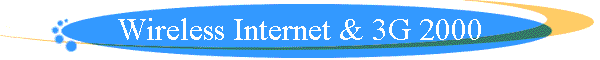 Wireless Internet & 3G 2000