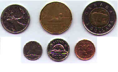 Canadian coins