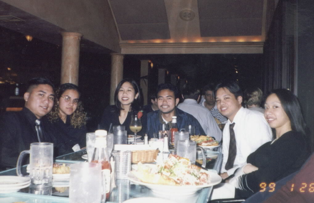 College friends celebrating with me my 25th birthday