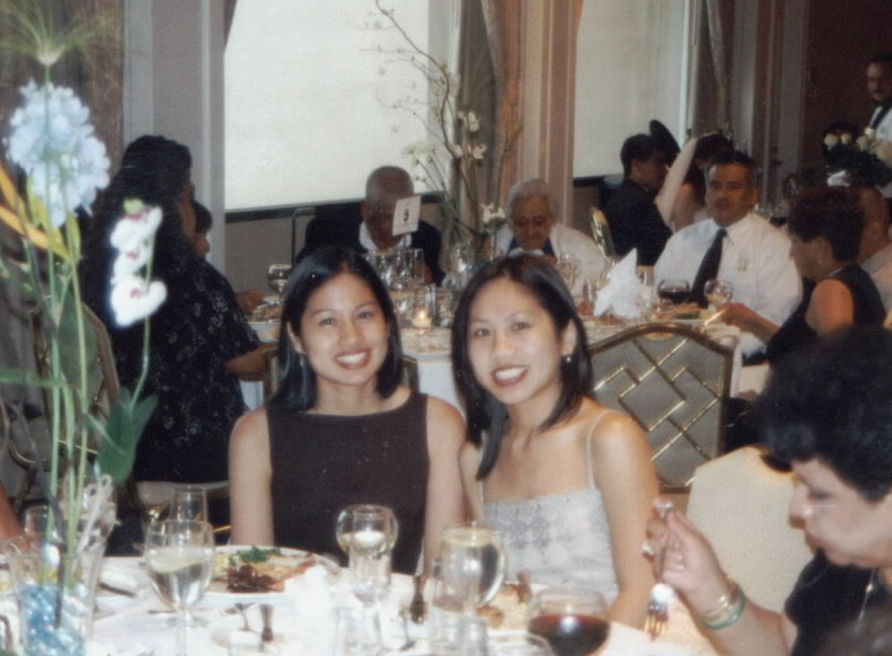 Michelle and me at Gema's wedding reception