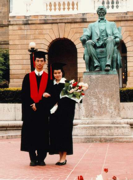 [UW-Madison Bascom Hill with Newton]