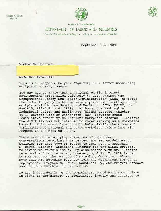 The Exhibit E, page 1