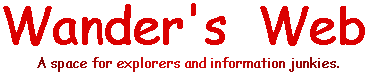 Wander's Web - A Space for Explorers