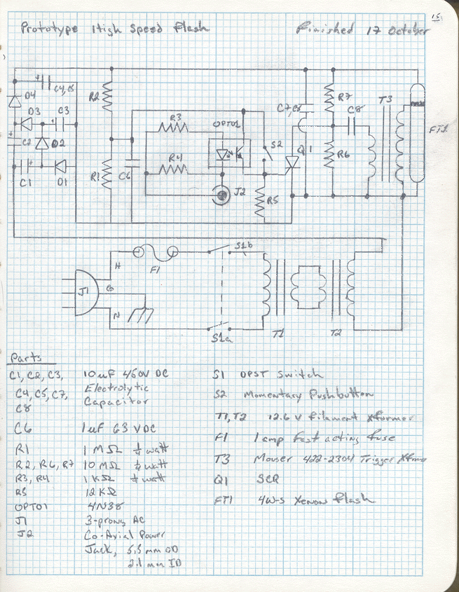 prototype high speed flash circuit