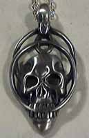 Ringed Skull Pendant