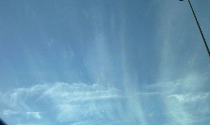 recent Dec 2001 shot of a dispersed trail