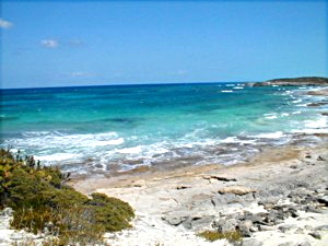 Another view of the Atlantic side of Stocking Island, Great Exuma