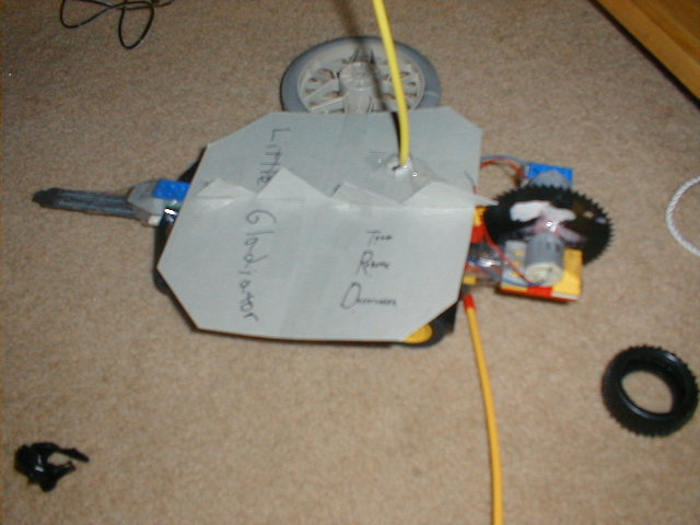 This was what Little Gladiator looked like when we descided not to take it to the StreetFight. (sort of frail)