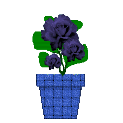 blue wicker