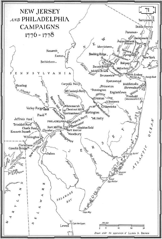 The New Jersey & Philadelphia Campaigns of 1776-1778
